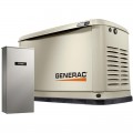 Generac Guardian 16kW Aluminum Standby Generator System (100A ATS w/ 16-Circuit Load Center) w/ Wi-Fi